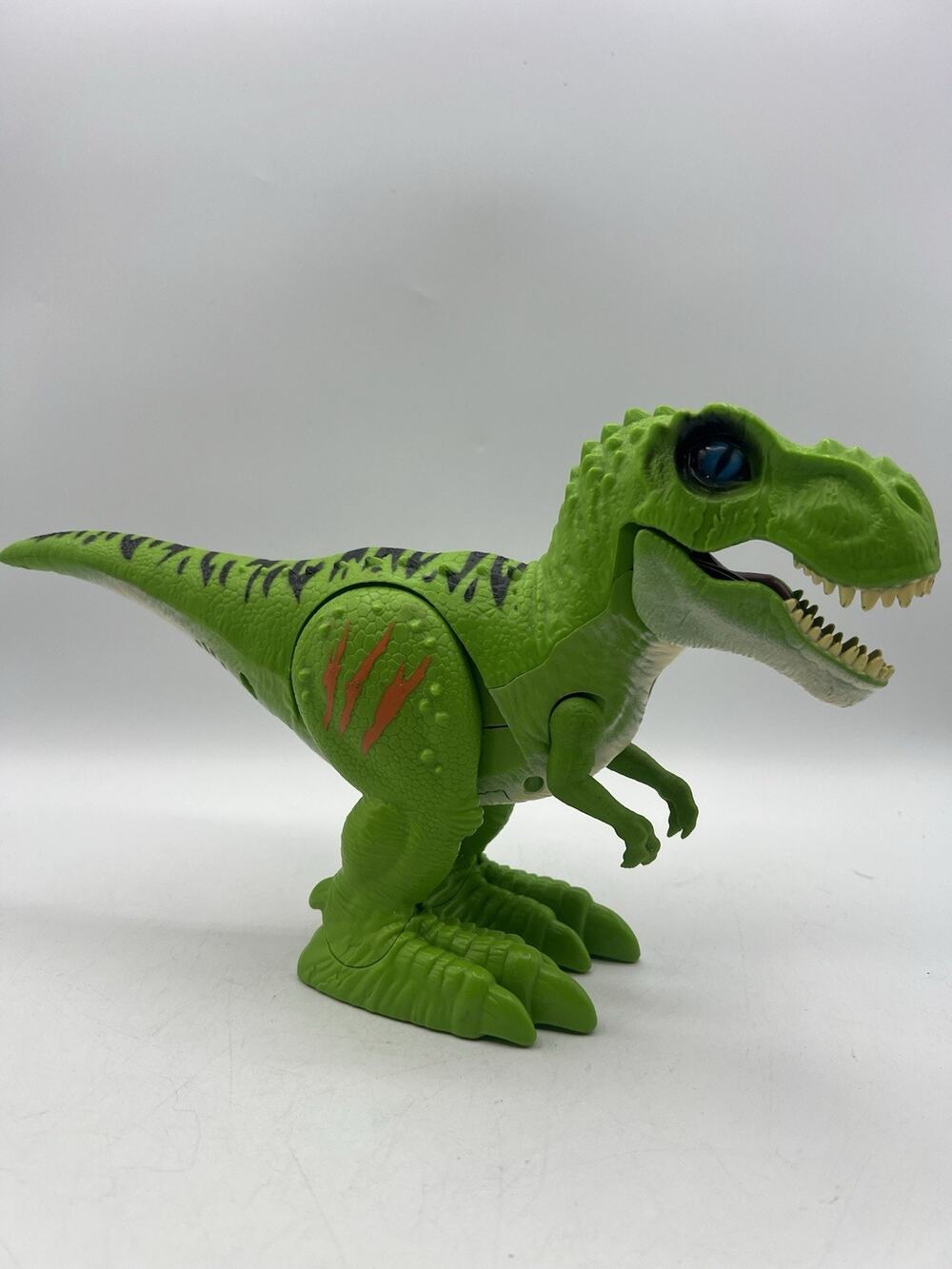ZURU Robo Alive T Rex Dinosaur Green Electronic Walking Toy Sound